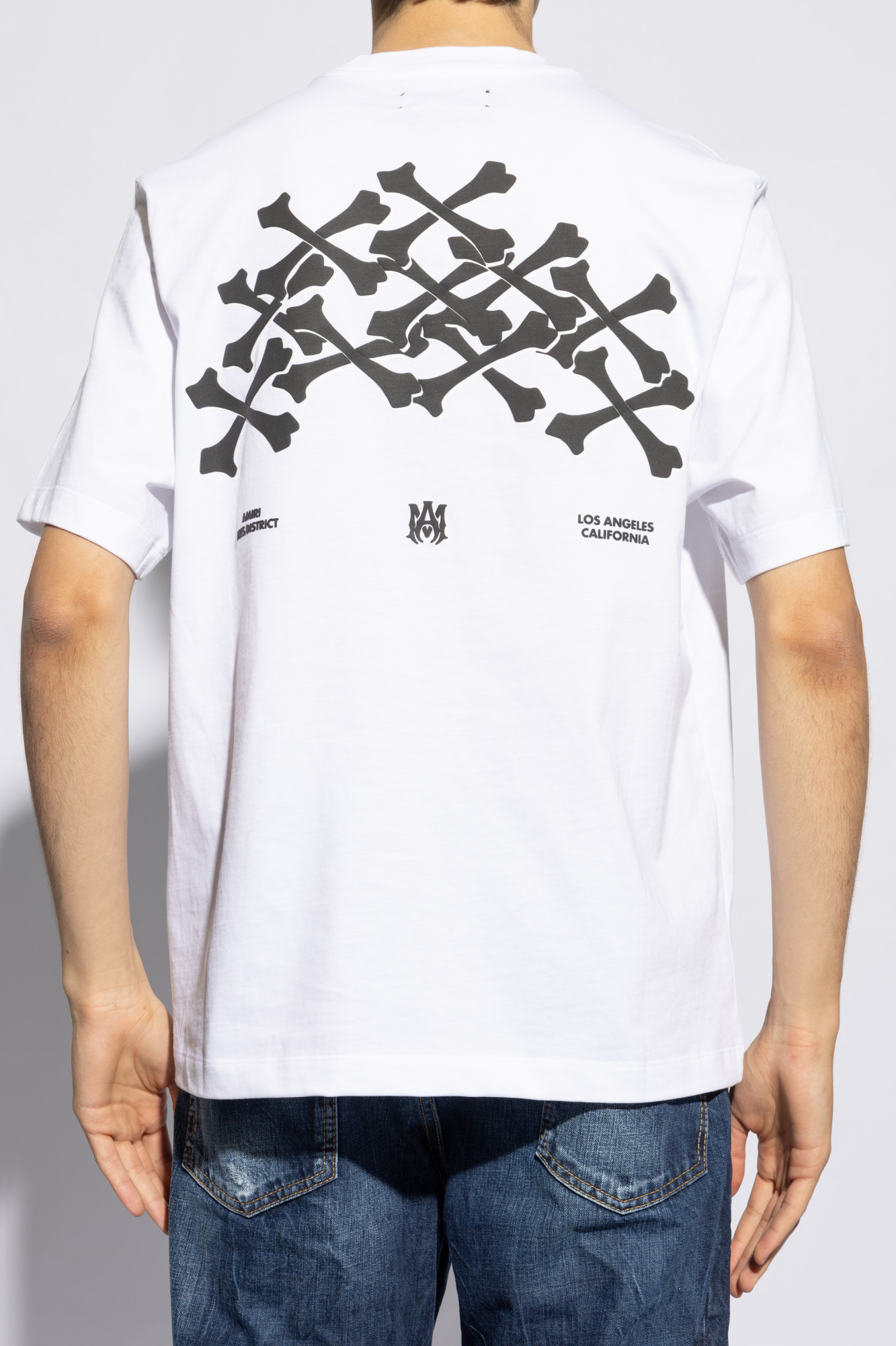 【関税込み】AMIRI ホワイト Lion Outline Tシャツ AMIRI Lion Outline Tシャツ | ホワイト | FARFETCH JP